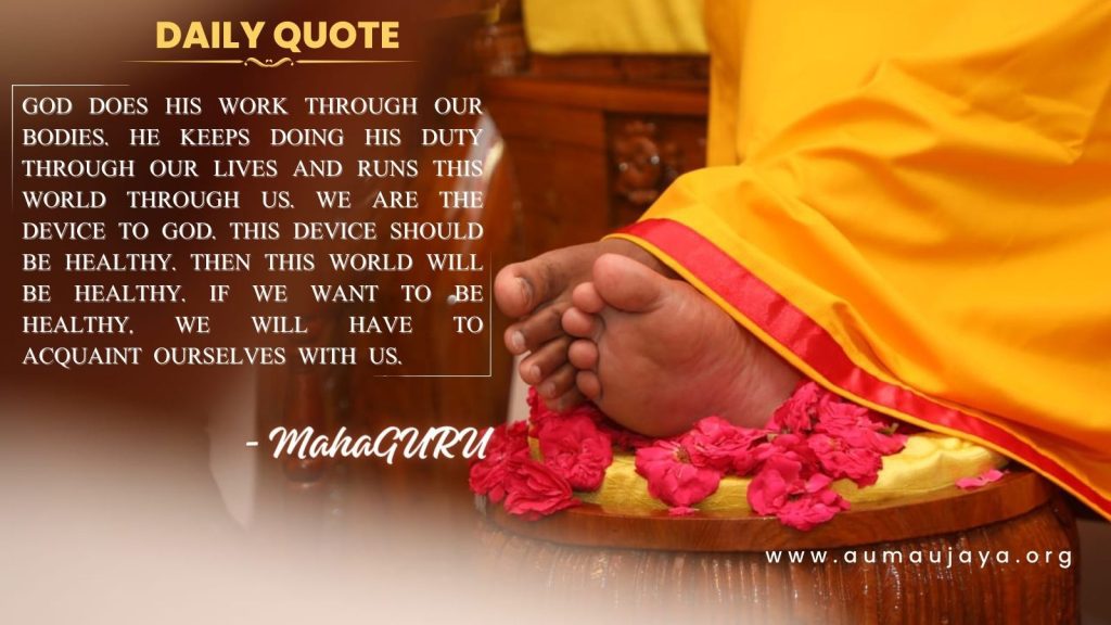 Be Healthy Quotation by MahaaGURU