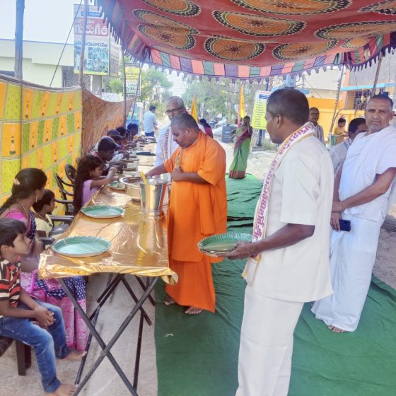 Mahaa Shivaratri Food Distribution 8-3-2024