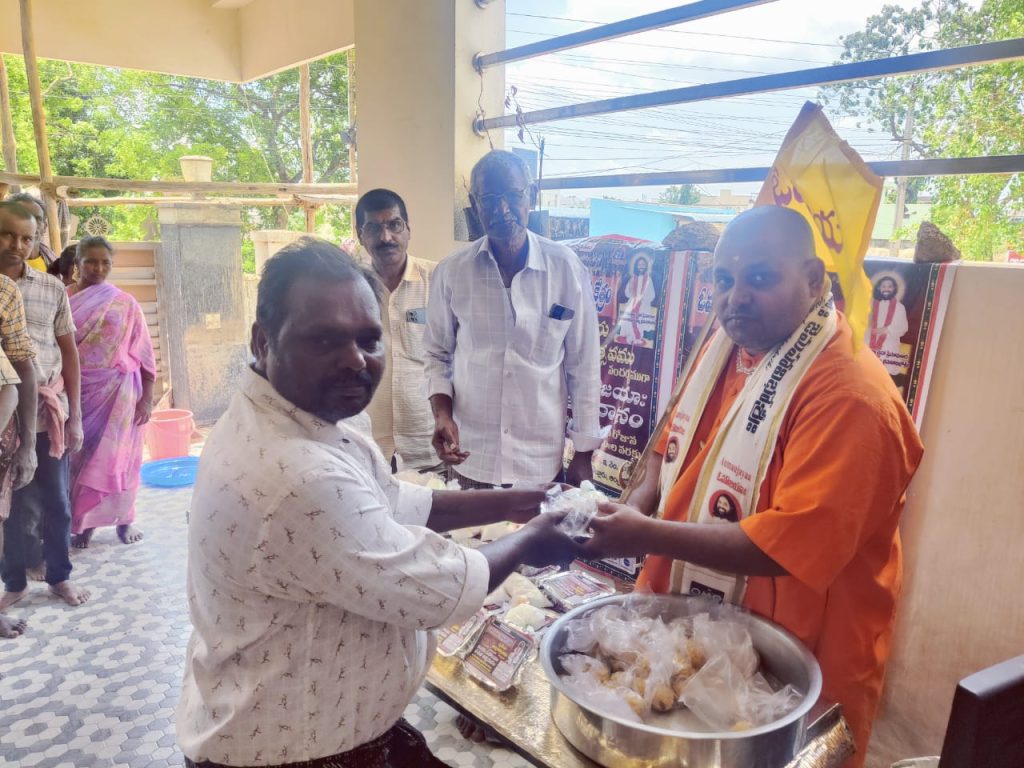 Food distribution on 18-6-2024 - Sri Vaibhoga Kshetram at Nellore 1