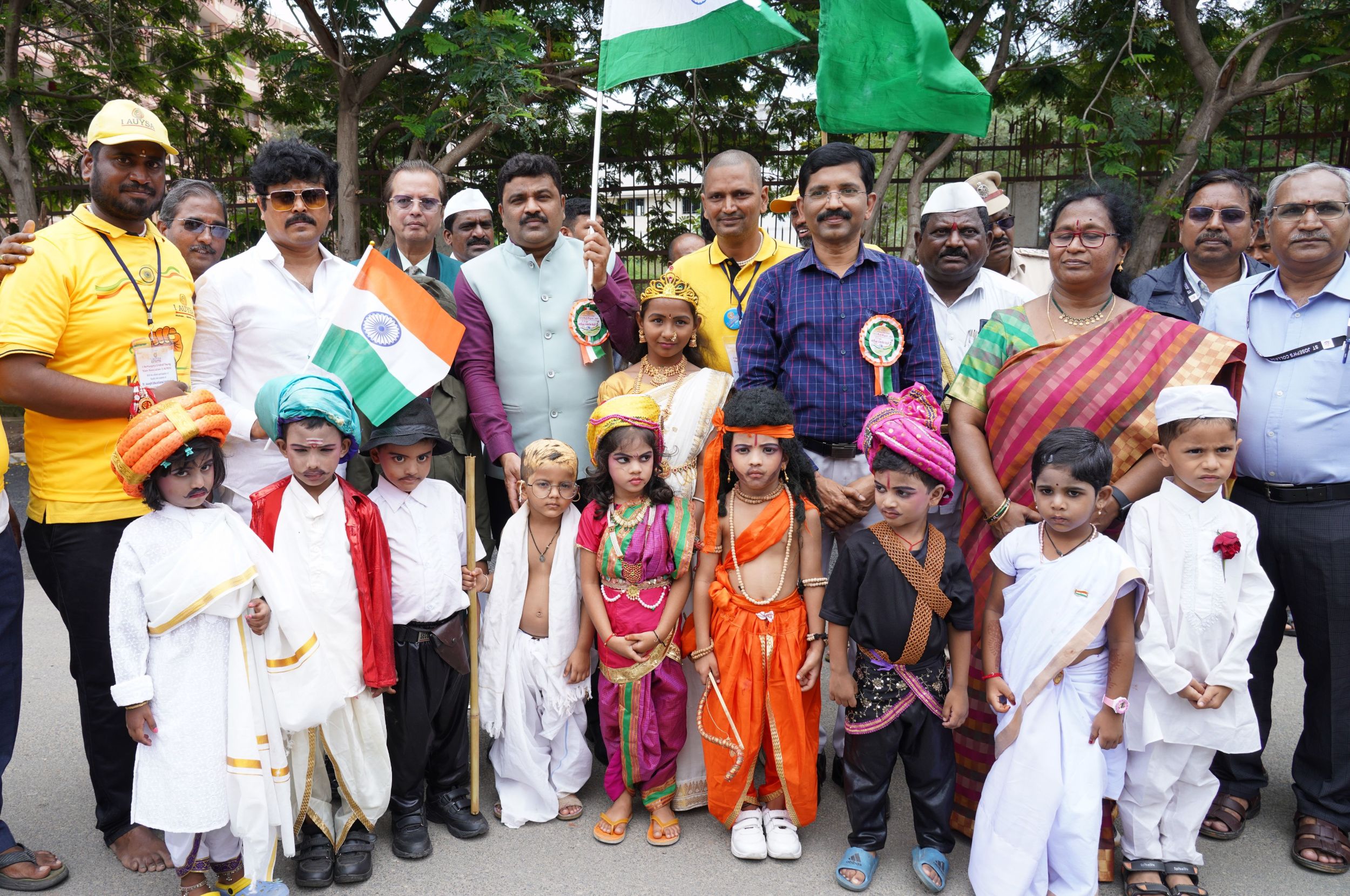 I AUYSA Youth Brigade - longest indian flag rally