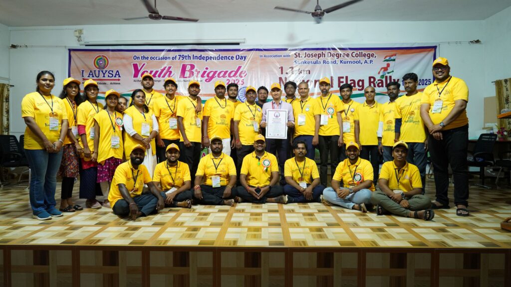 I AUYSA Youth Brigade - longest indian flag rally