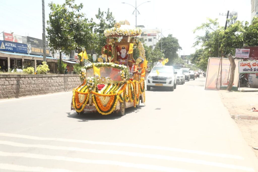 Aumaujaya Shaktipeetam Rally at Nizamabad