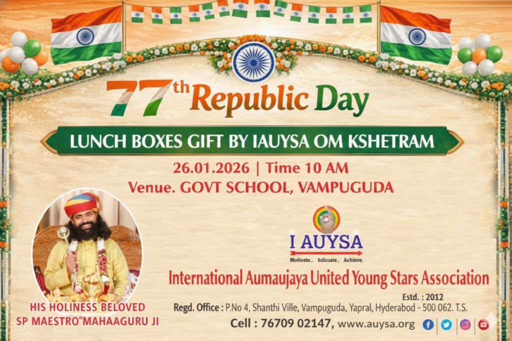 Aumaujaya-Republic-Day-2026 at Aum Kshetram