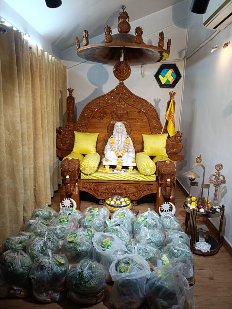 Social Service at Aumaujaya Sri Aishwarya Kshetram Mumbai