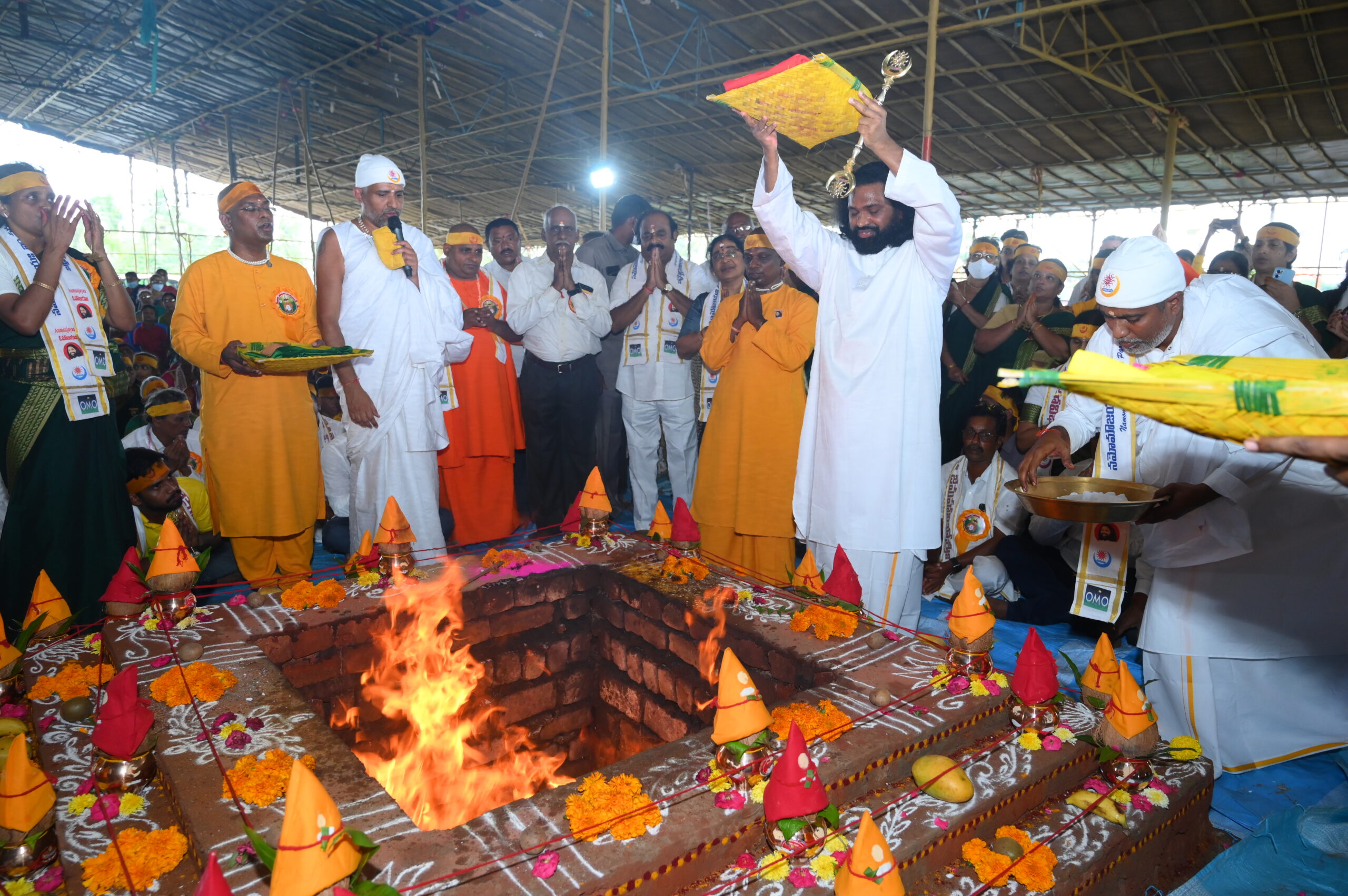 aumaujaya guru pournami kalasha pooja - yagnam at kaikalur 2022