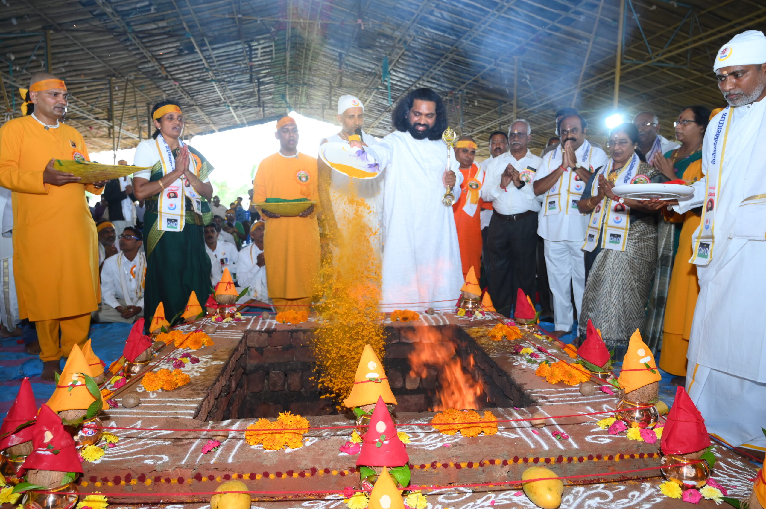 aumaujaya guru pournami - yagnam at kaikalur 2022