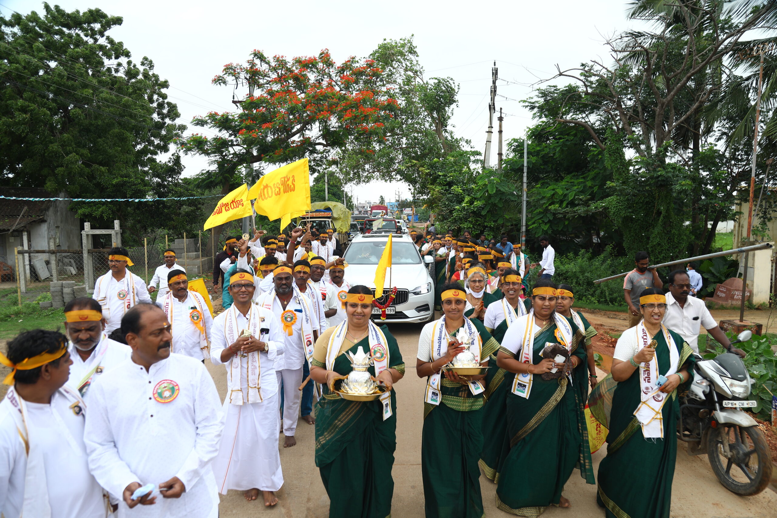 guru pournami celebrations at kaikalur 2022