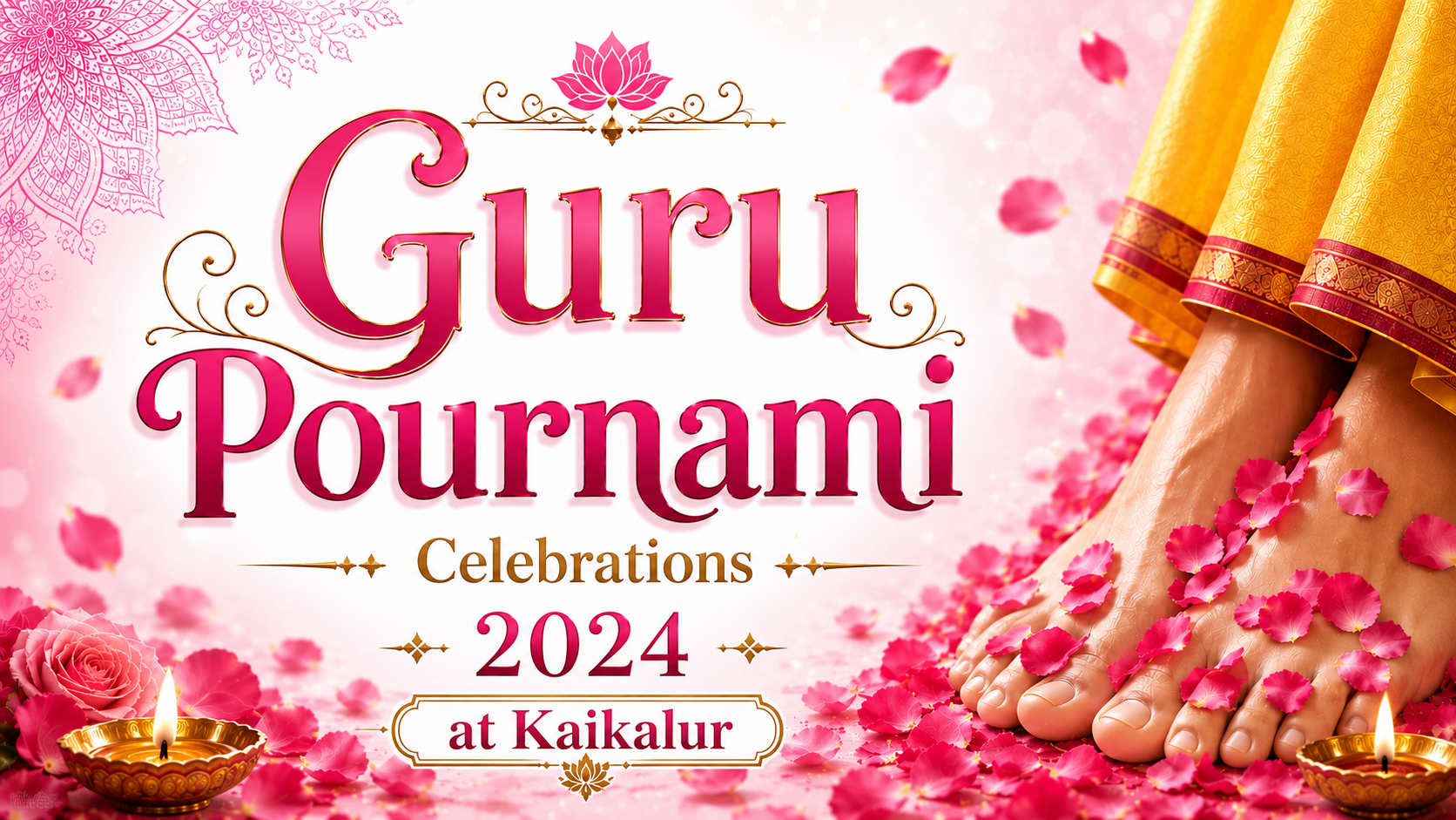 guru pournami celebrations at kaikalur 2024
