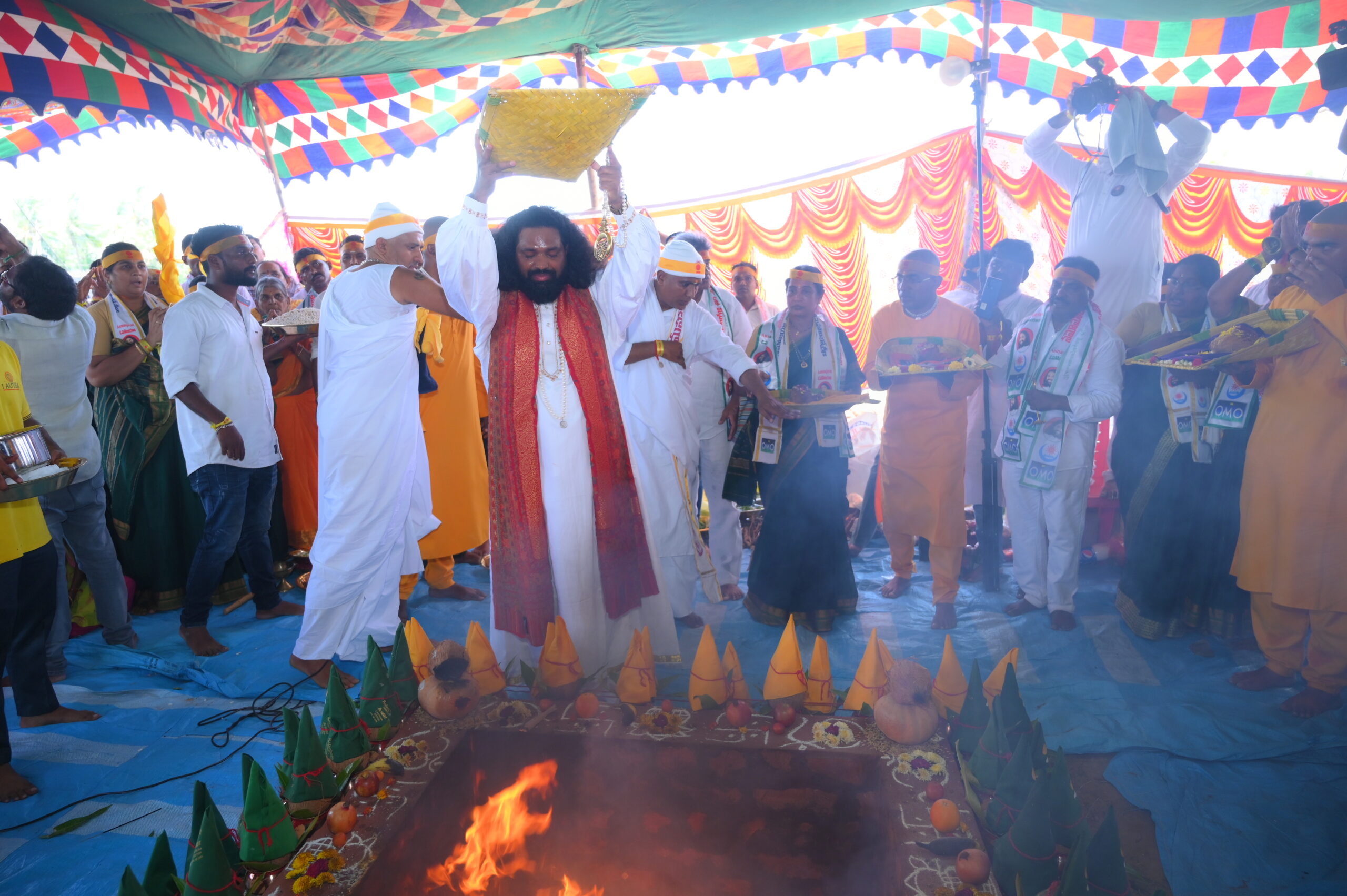 guru pournami yagnam at kaikalur kshetram