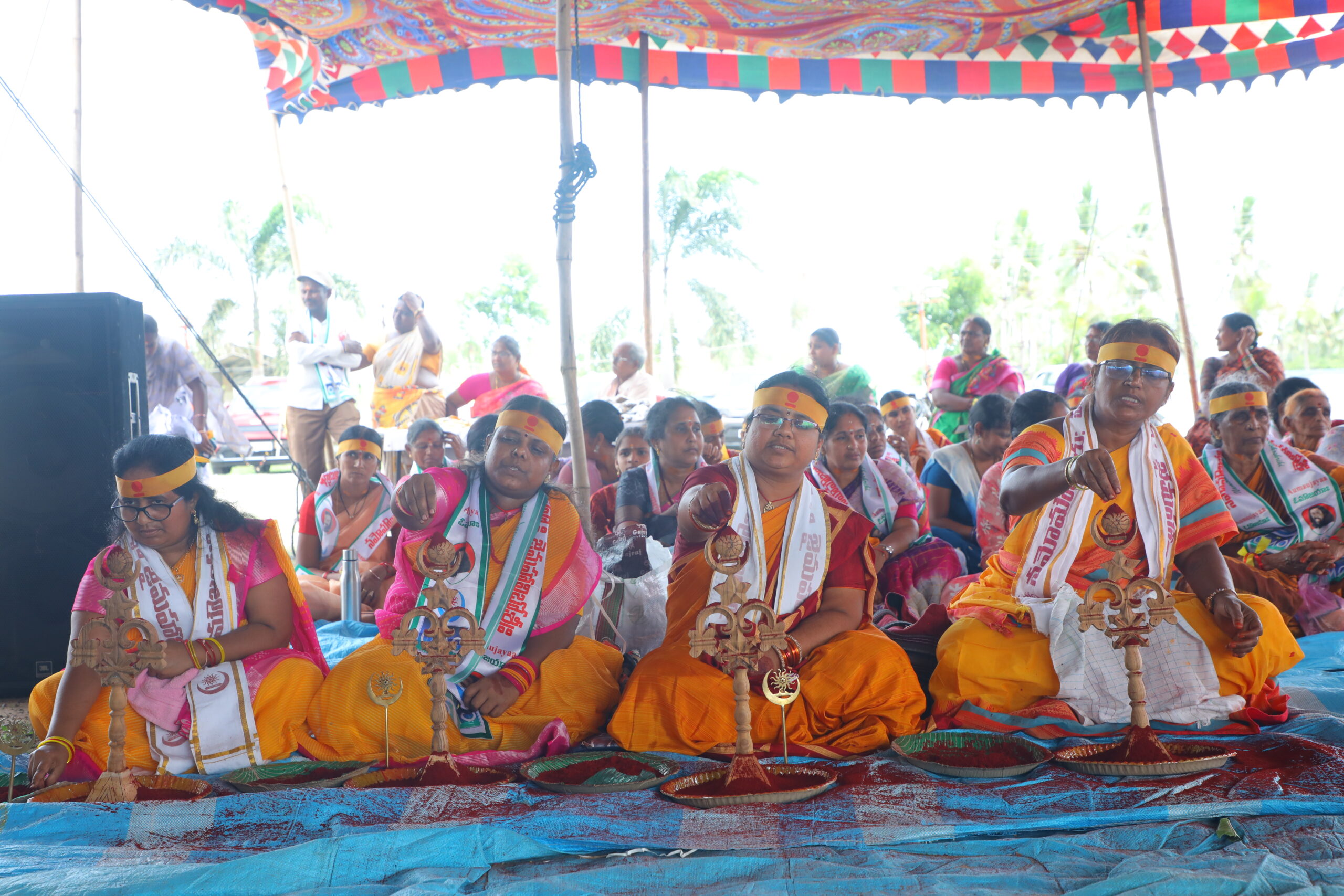 kumkumabhishekam at guru pournami yagam