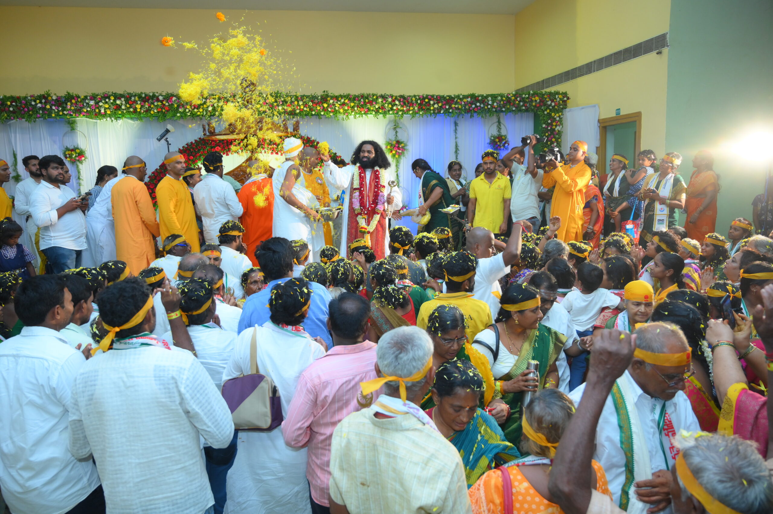 mahaaguruji giving blessings - guru pournami 2022