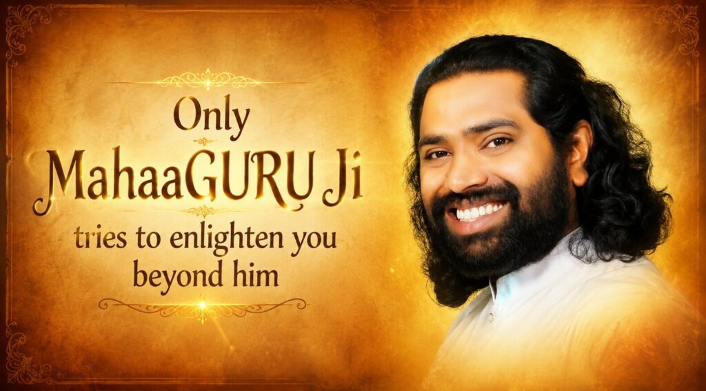 Only HH Beloved MahaaGURU Ji tries to enlighten you beyond him