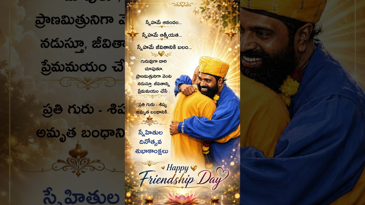 జన్మలను దాటే గురు–శిష్య స్నేహం 💛 | ప్రాణమిత్రమా | Friendship Day #shorts