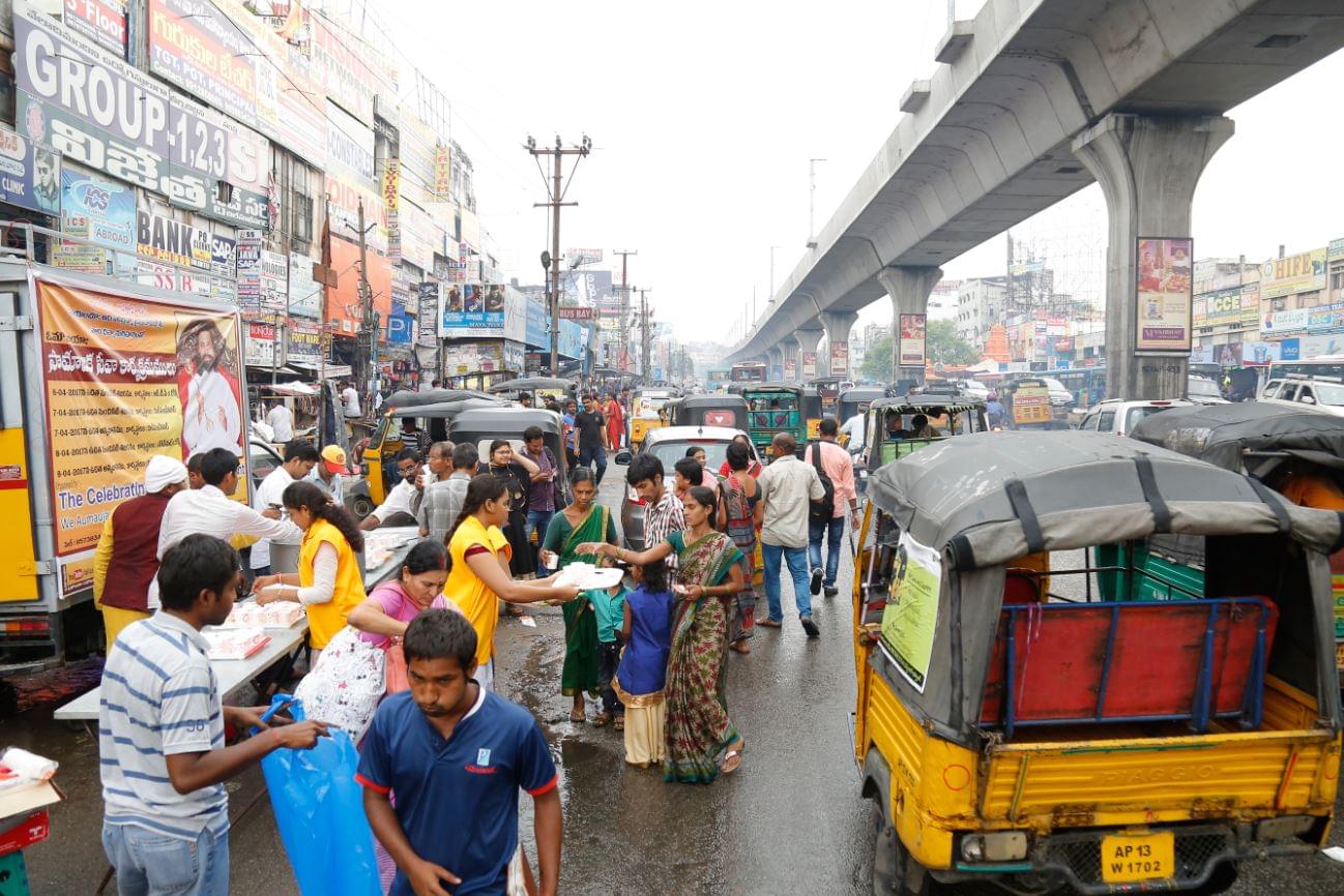 Social welfare activities by WeAuysa Team at Hyderabad