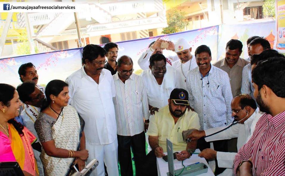 Medical camp at Vampuguda Hyderabad on 03.12.2017