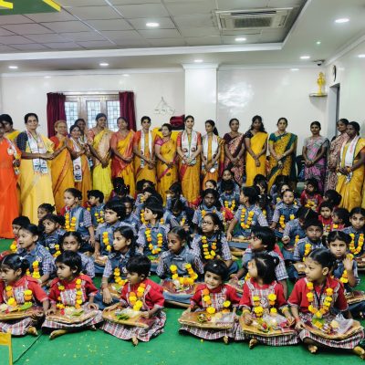 Children blessed by Mahaaguru - Balakanya pooja on 2025 July at Aumaujaya Kshetram (1)